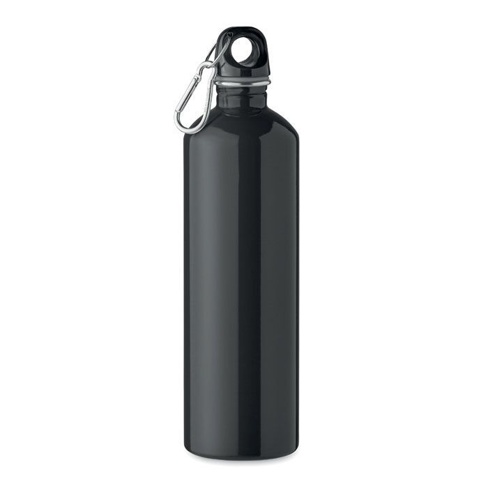 Trinkflasche recycelter 750 ml REBIG MOSS - schwarz-909