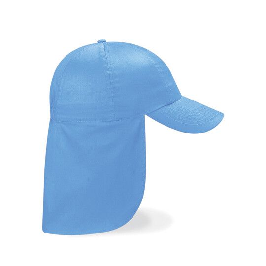 Junior Legionnaire Style Cap - sky blue-597