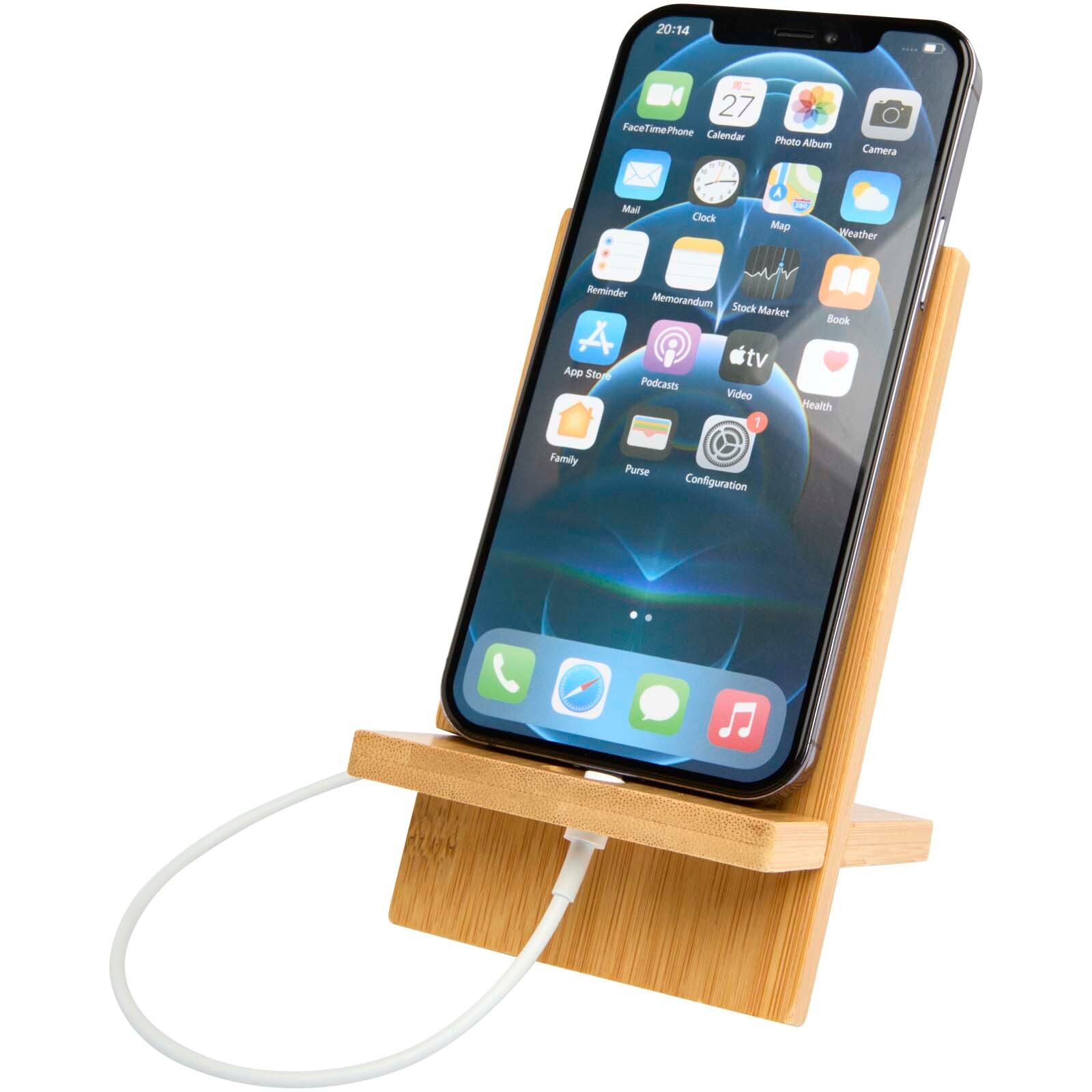 Ceibo Abnehmbare Smartphonehalterung aus Bambus - holz-320