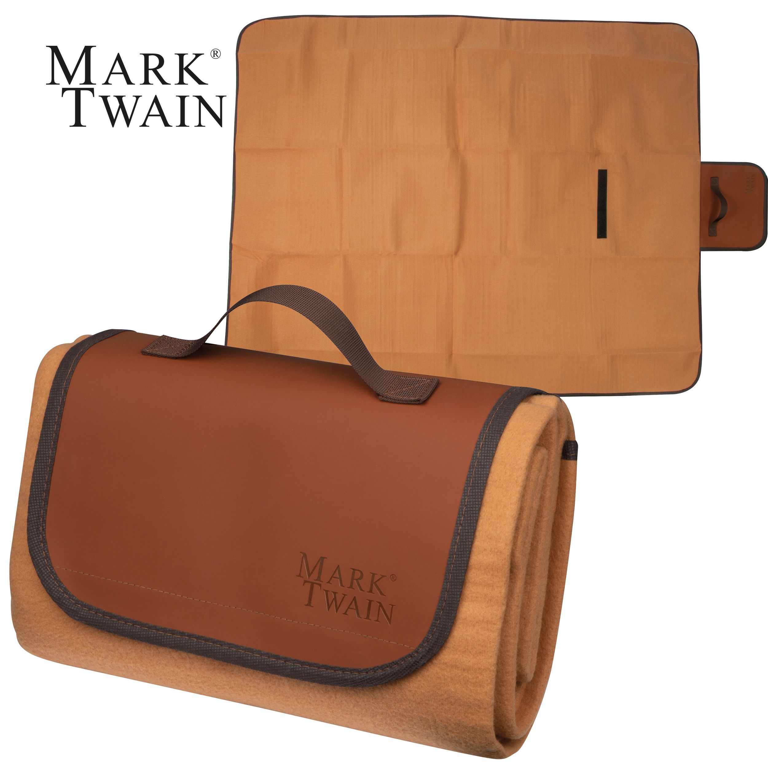Mark Twain Picknickdecke - beige-542