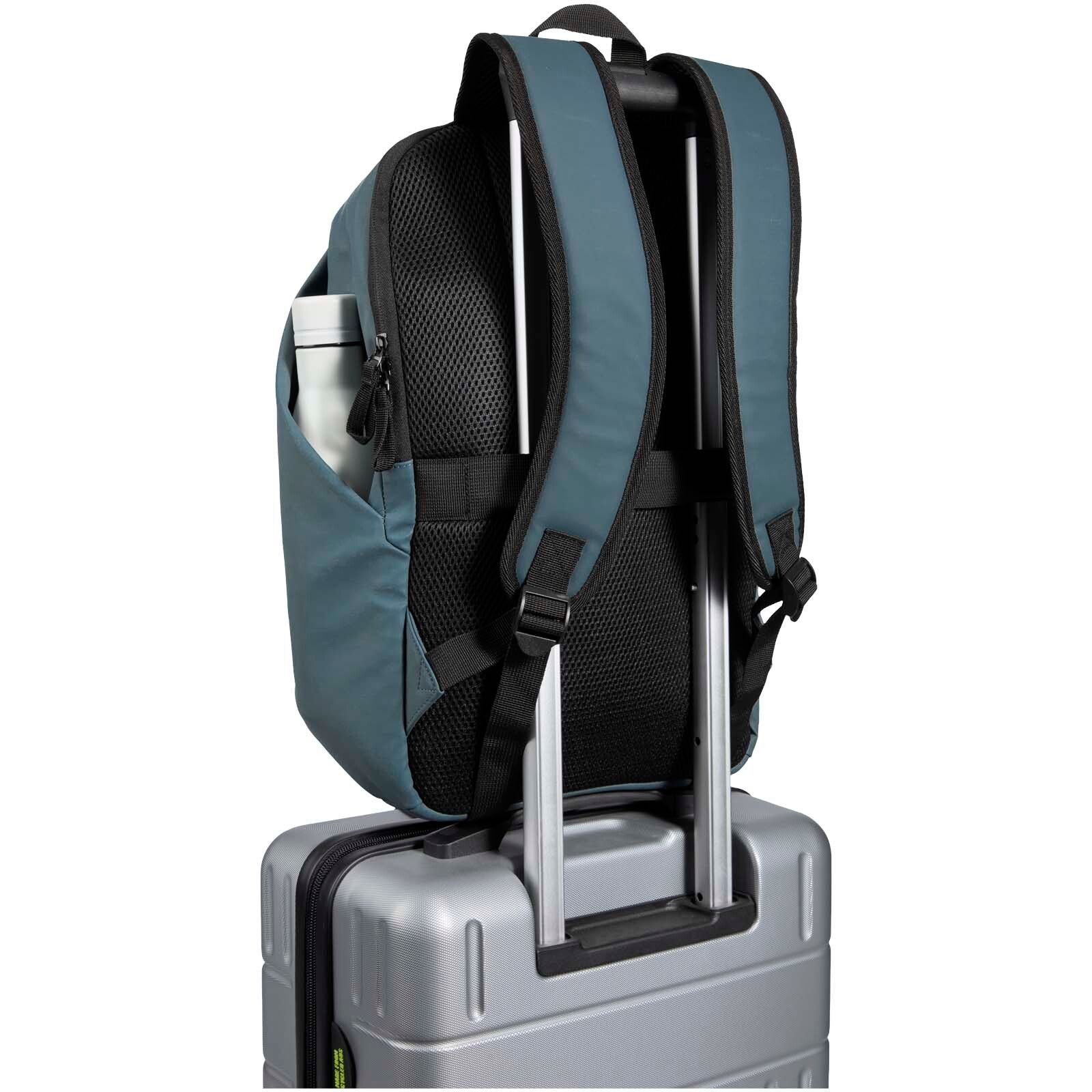 Resi Plus 15" GRS recycelter diebstahlsicherer Rucksack 18L - hale blau-26