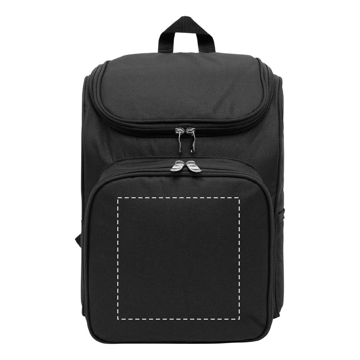 Veredelungsposition mittig auf der Vortasche
