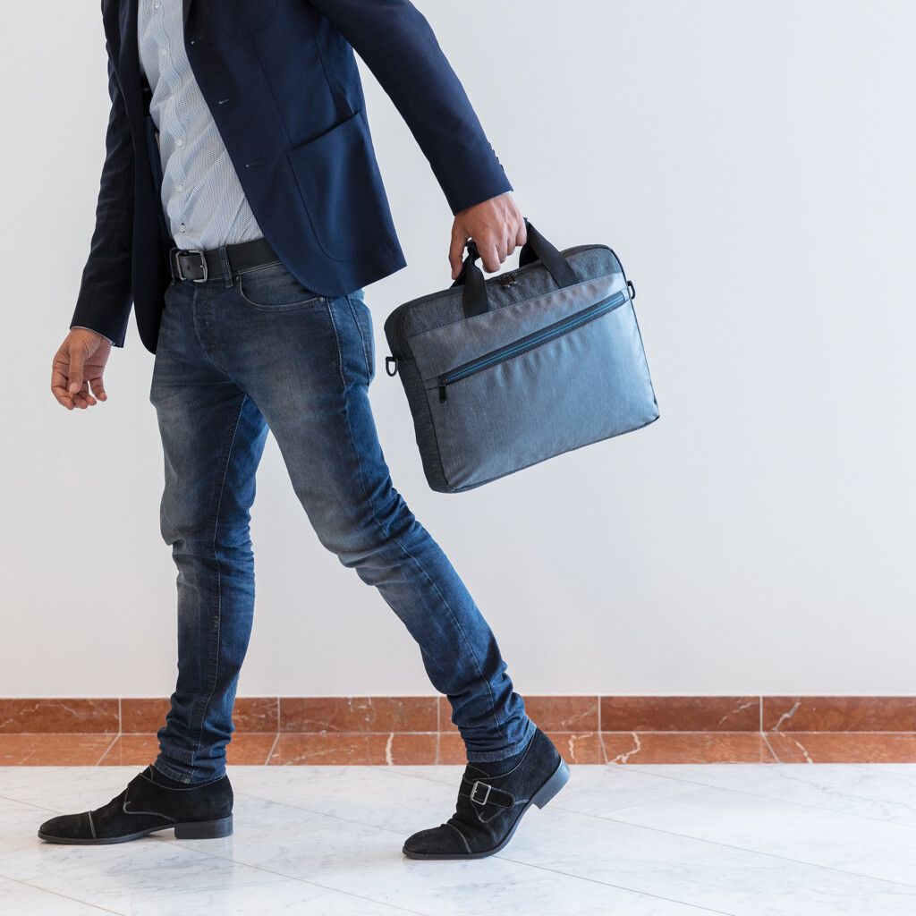 900D Laptop-Tasche, PVC-frei - schwarz-877