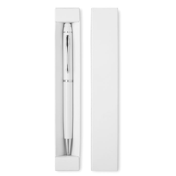 Drehkugelschreiber mit Stylus EDUAR - weiß-113