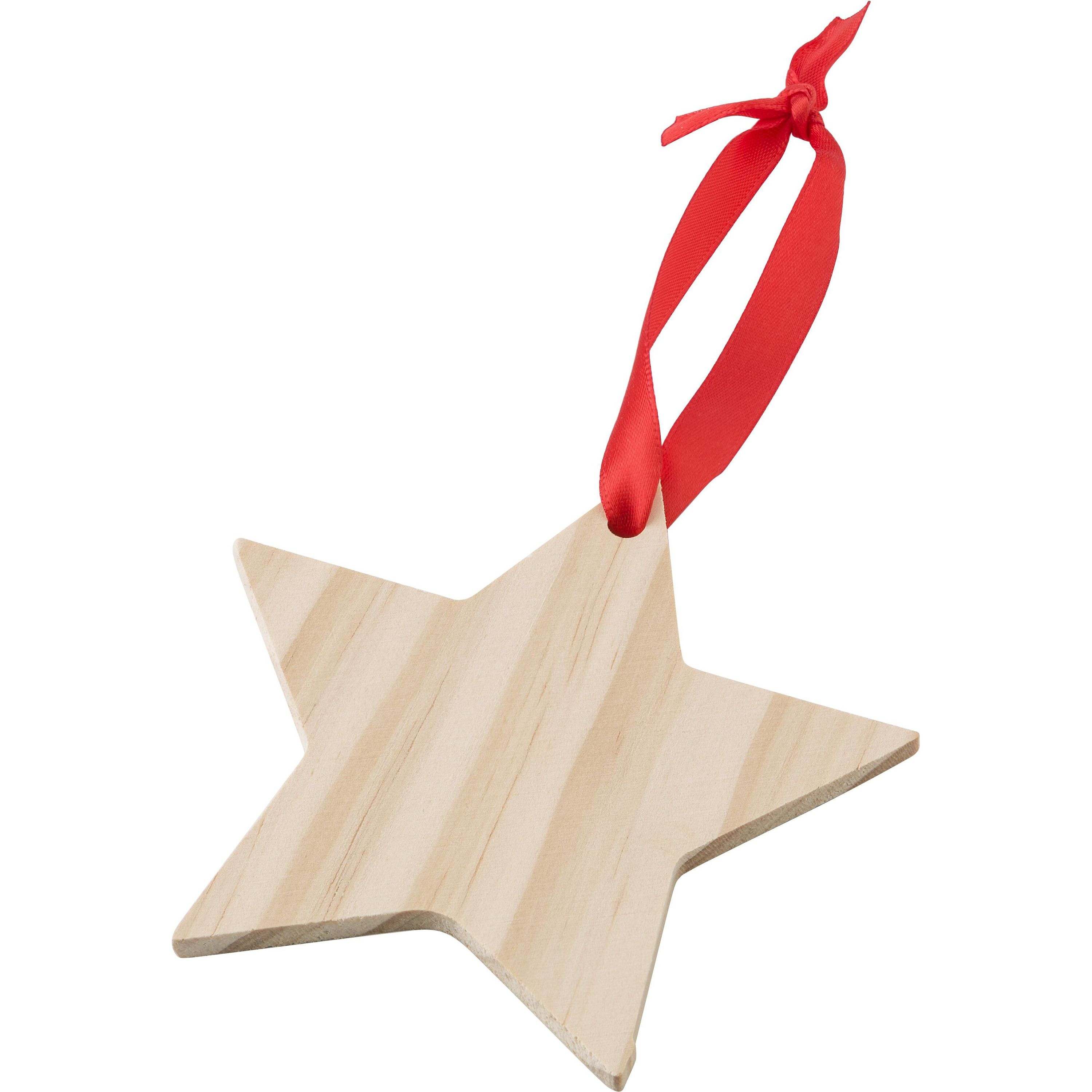 Weihnachtsbaumanhänger aus Holz Caspian - braun-430
