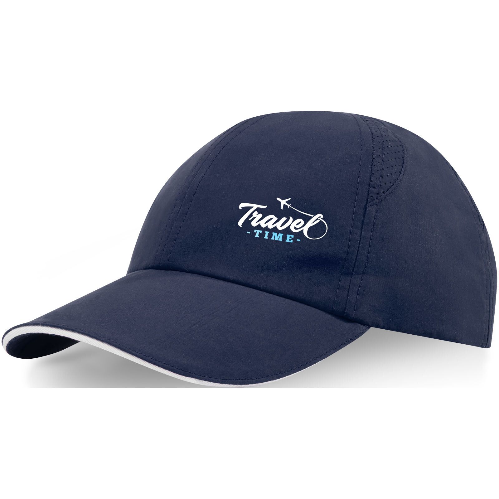 Morion GRS recycelte Cool Fit Cap mit sechs Segmenten - navy - 0-249