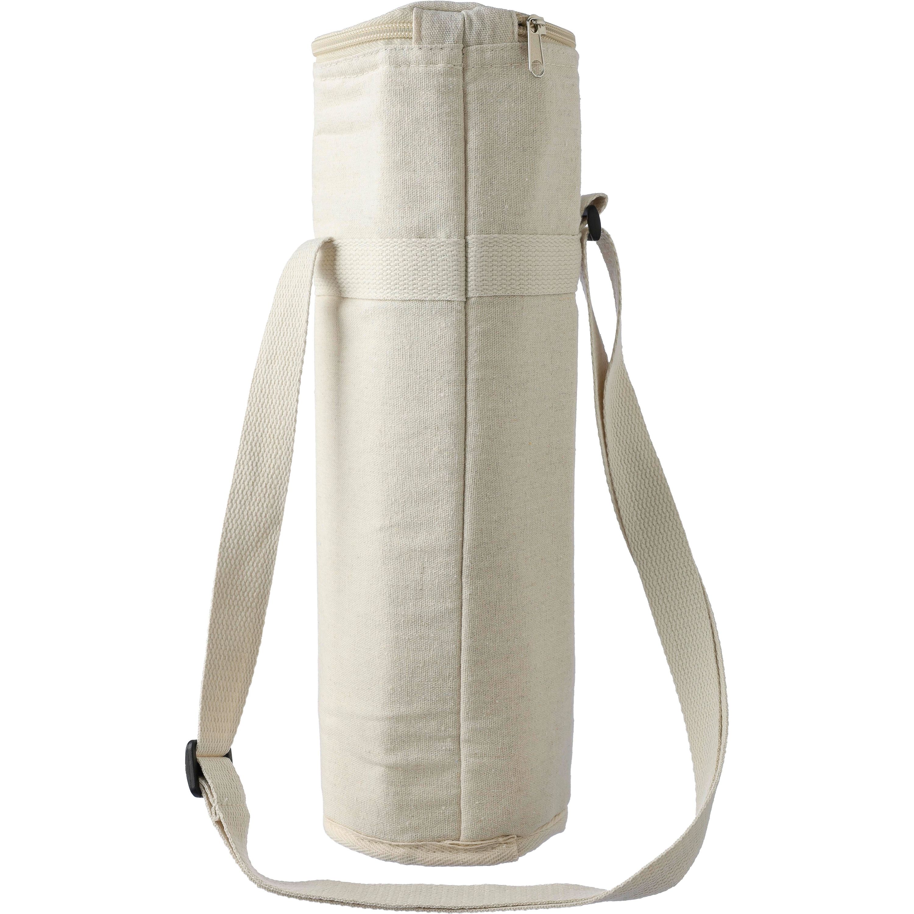 Kühltasche für Flaschen aus recycelter Baumwolle (270 g/m2) Eugene - khaki-965