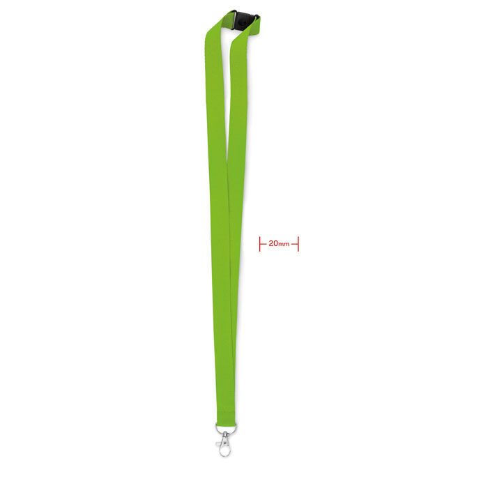 Lanyard mit Karabiner 20mm PANY - limette-159