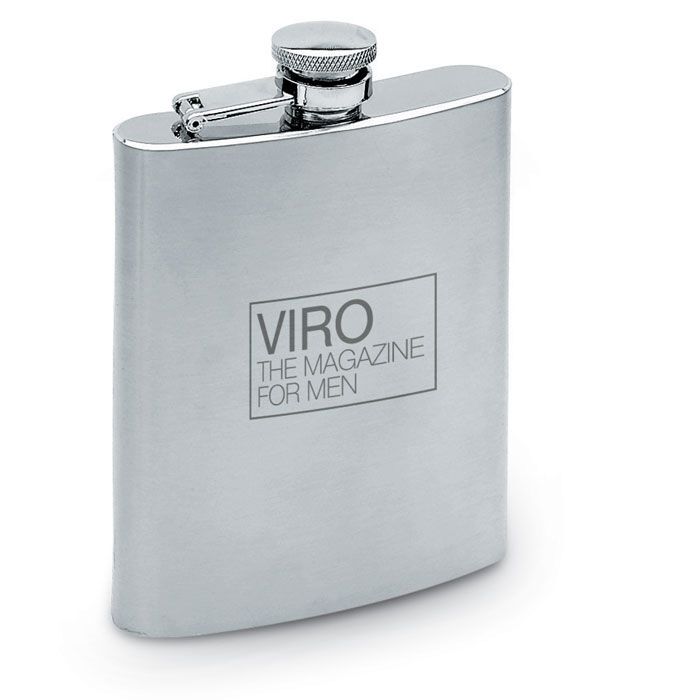 Flachmann SLIMMY FLASK - mattsilber-165