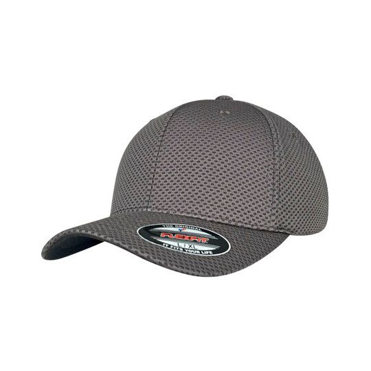 Flexfit 3D Hexagon Jersey Cap - dark grey-346
