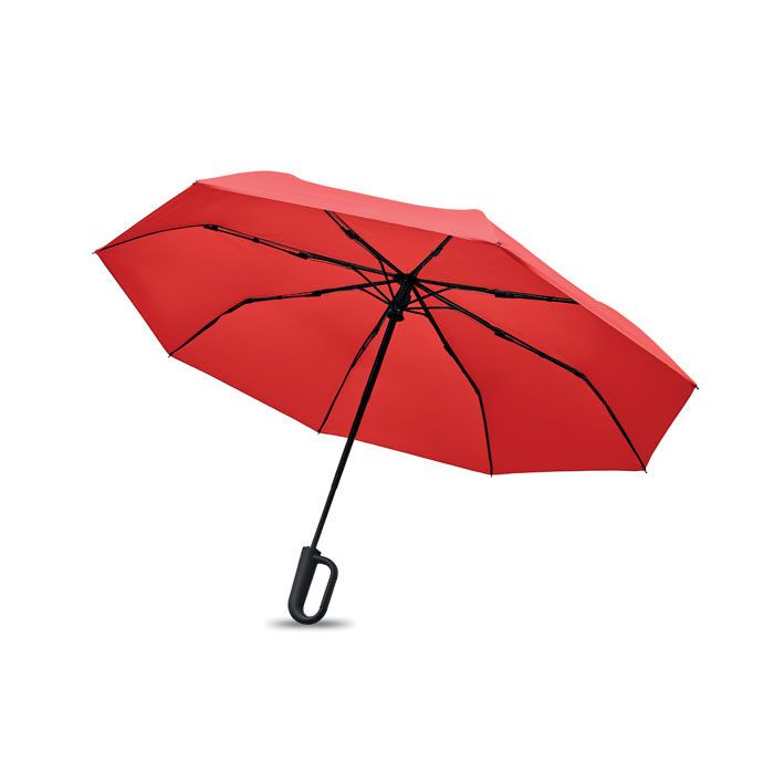 Windproof Regenschirm 21" UMKRAB - rot-237