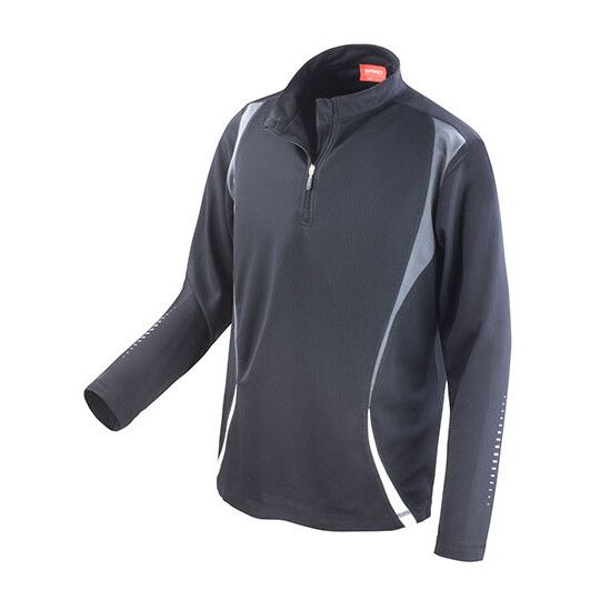 Trial Training Top - black - grey - white-608