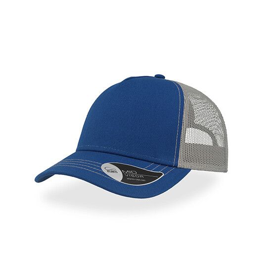 Rapper Canvas Cap - royal - grey-417