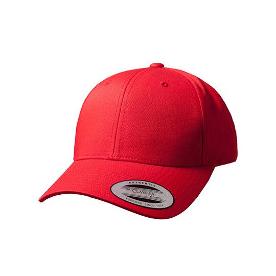 Curved Classic Snapback - red-597
