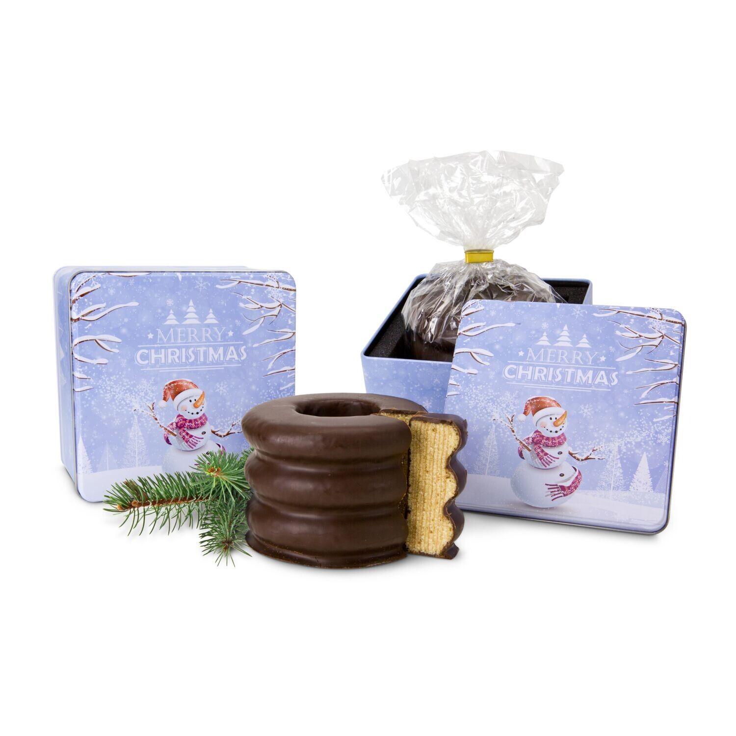 Geschenkset Baumkuchen in Weihnachtsdose-268