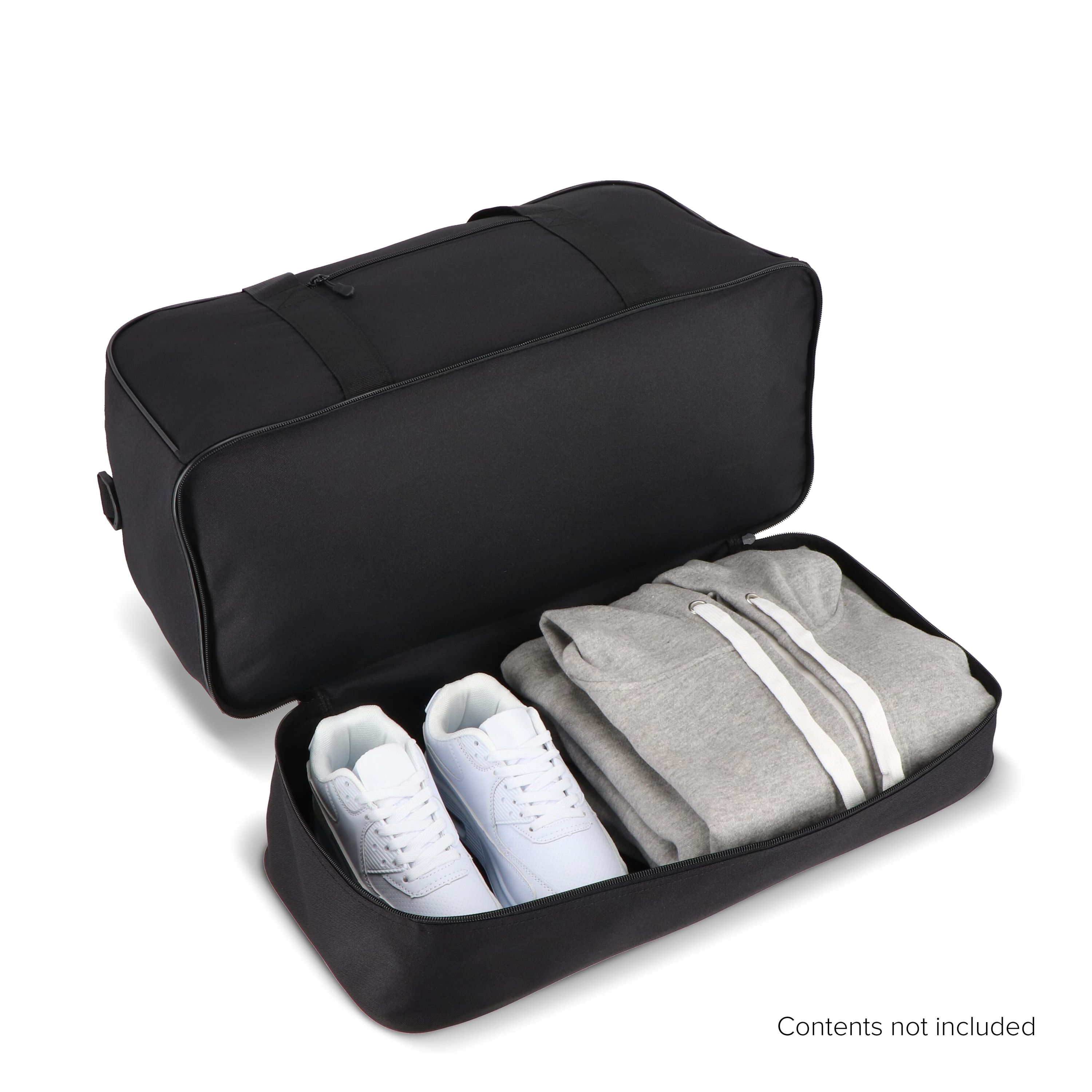 R-PET 600D Sport- und Reisetasche 55,5 x 25 x 36 cm 50 l - schwarz-161