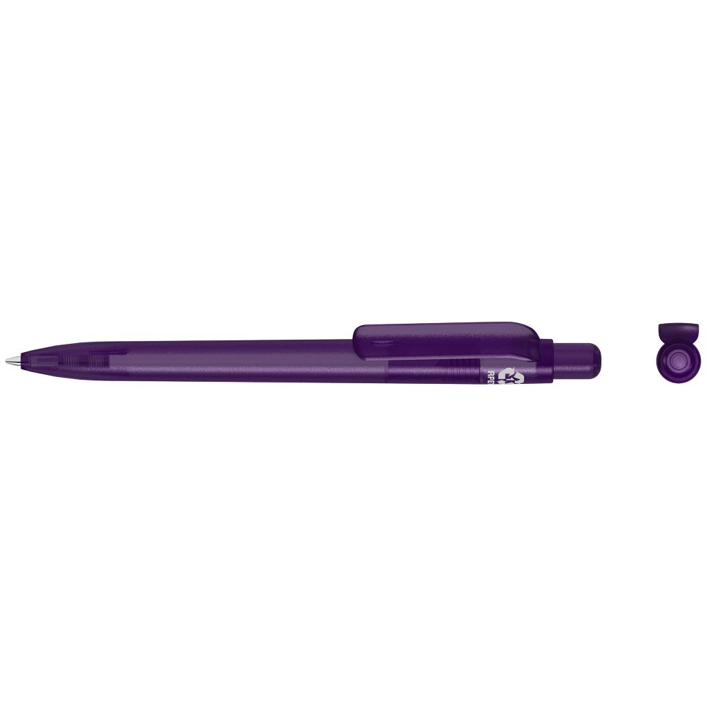 Recycled Pet Pen Future Frozen Druckkugelschreiber - dunkelviolett-303
