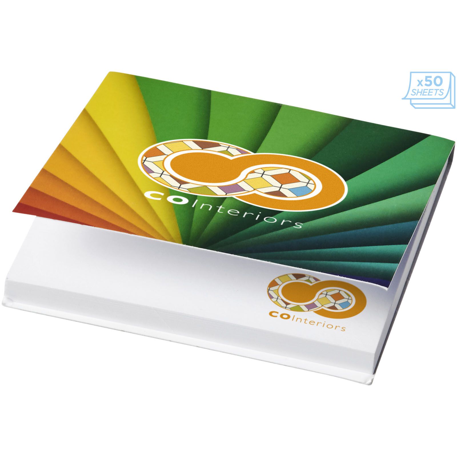 Sticky-Mate Haftnotizen 75 x 75mm - weiss-980