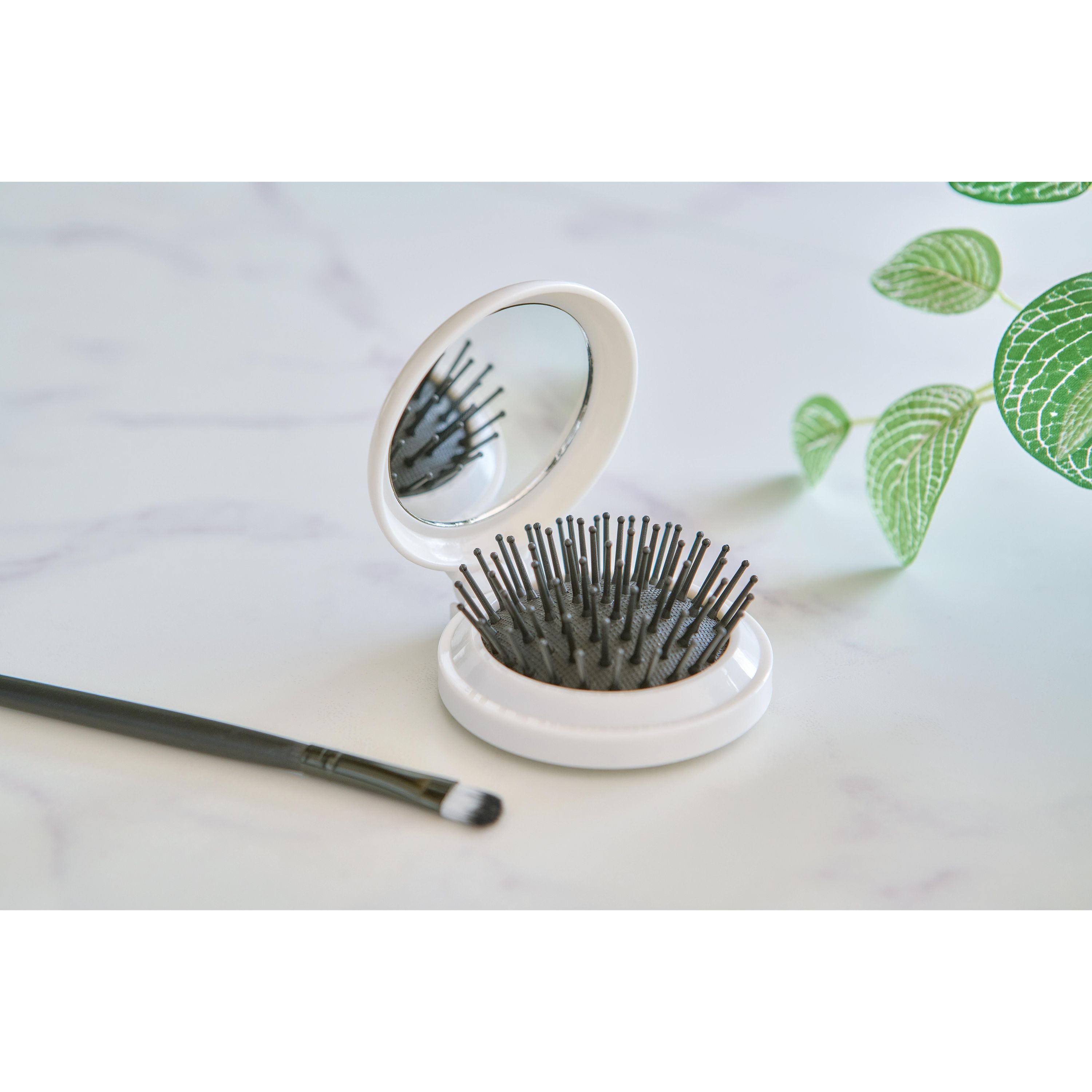 Recycelte Haarbürste Eloi - weiß-807