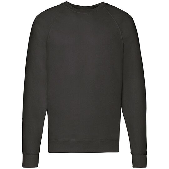 Lightweight Raglan Sweat - black-123