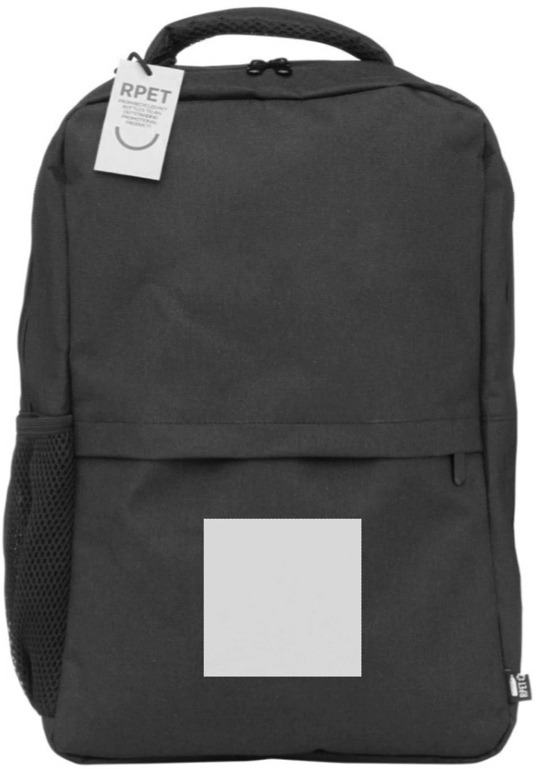 Veredelungsposition Tasche auf der Vorderseite