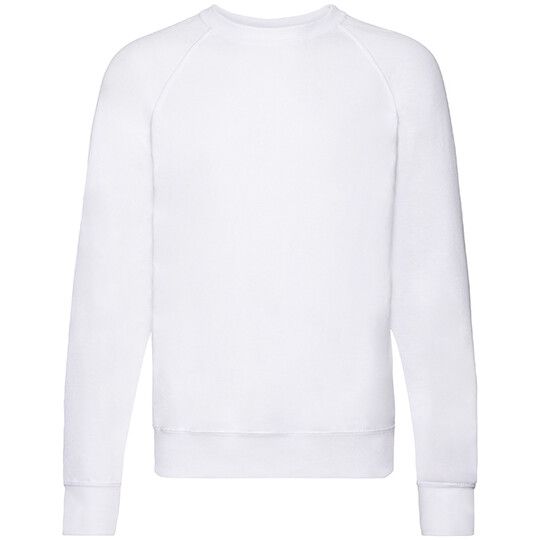 Lightweight Raglan Sweat - white-250