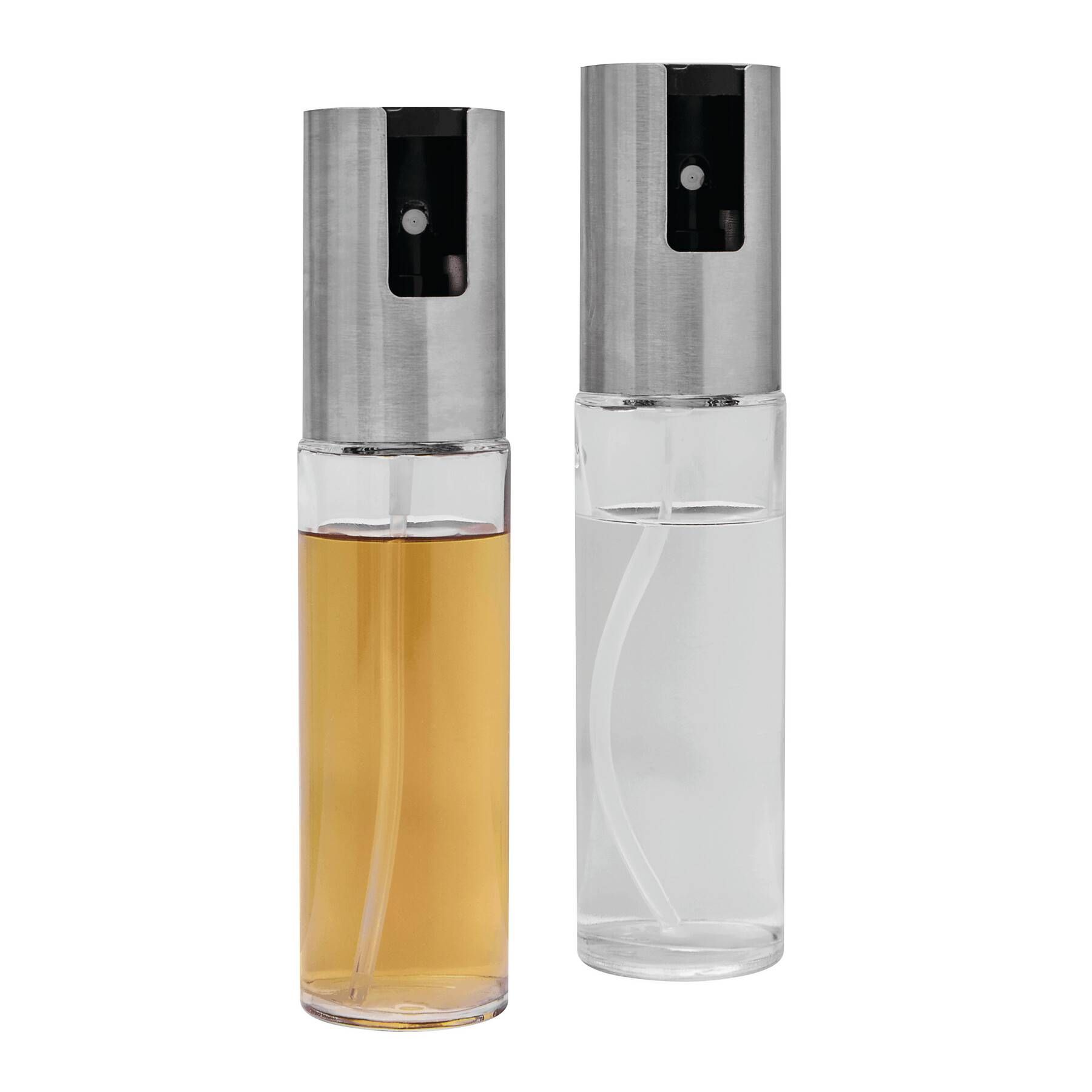 Öl- und Essigzerstäuber LIFESTYLE - silber - transparent-563