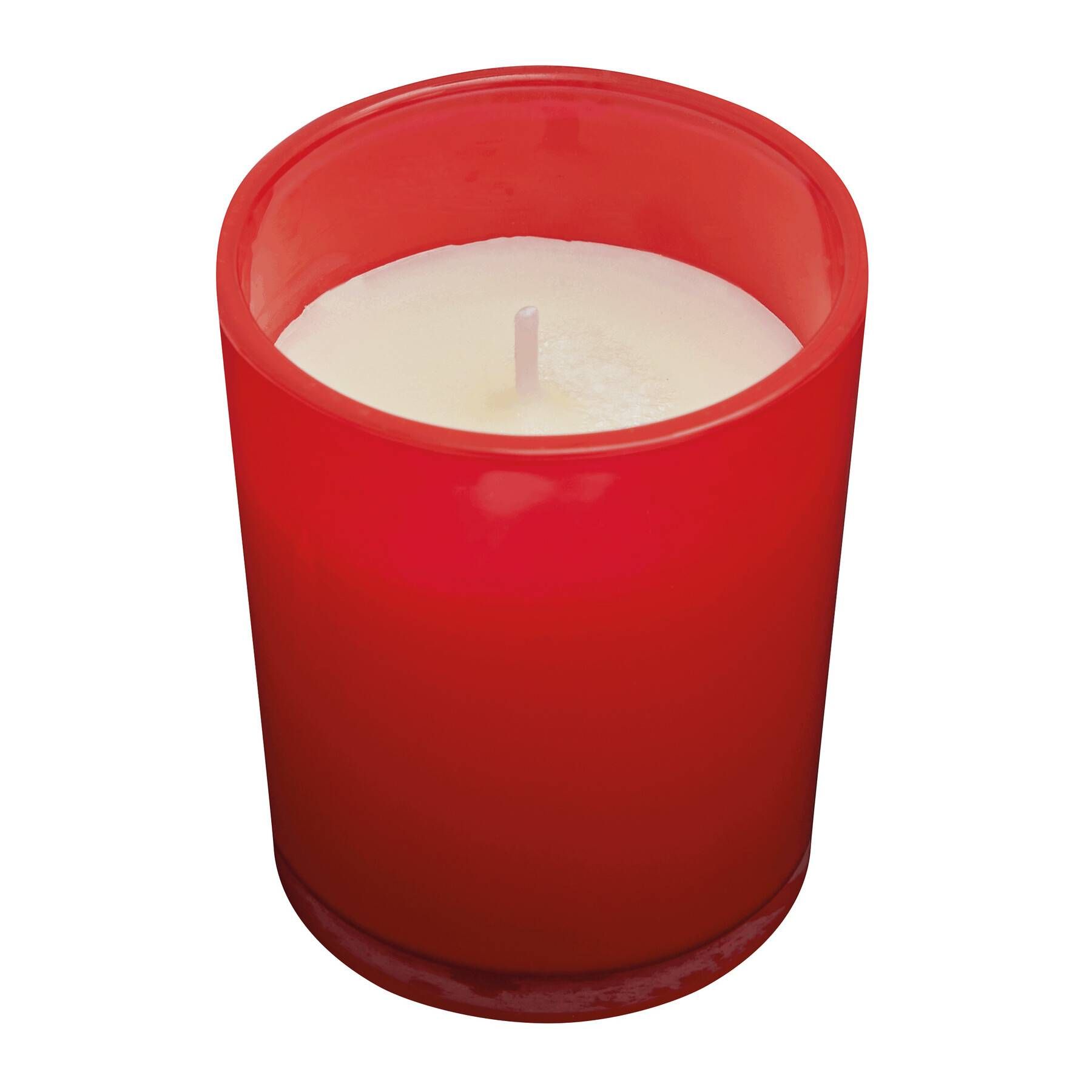 Kerze im Glas SPHERE - rot-62