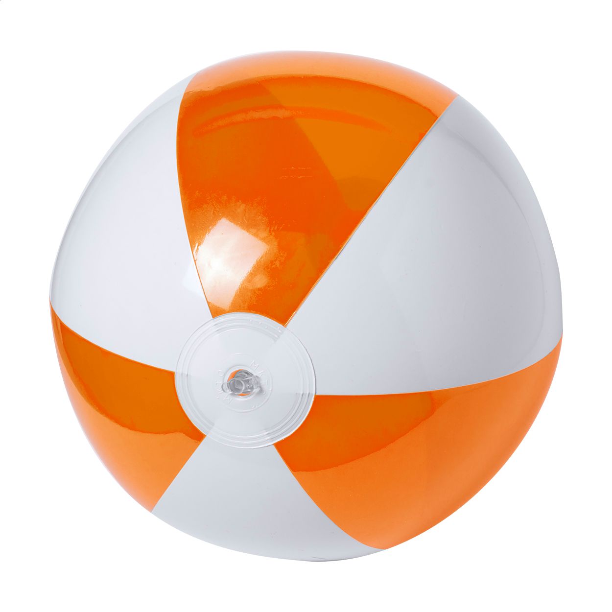 Strandball (Ø28 cm) Zeusty - orange - weiß-684