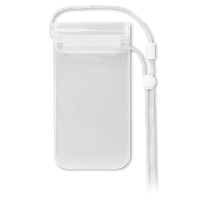 Wasserfeste Smartphone Hülle COLOURPOUCH - transparent weiß-513