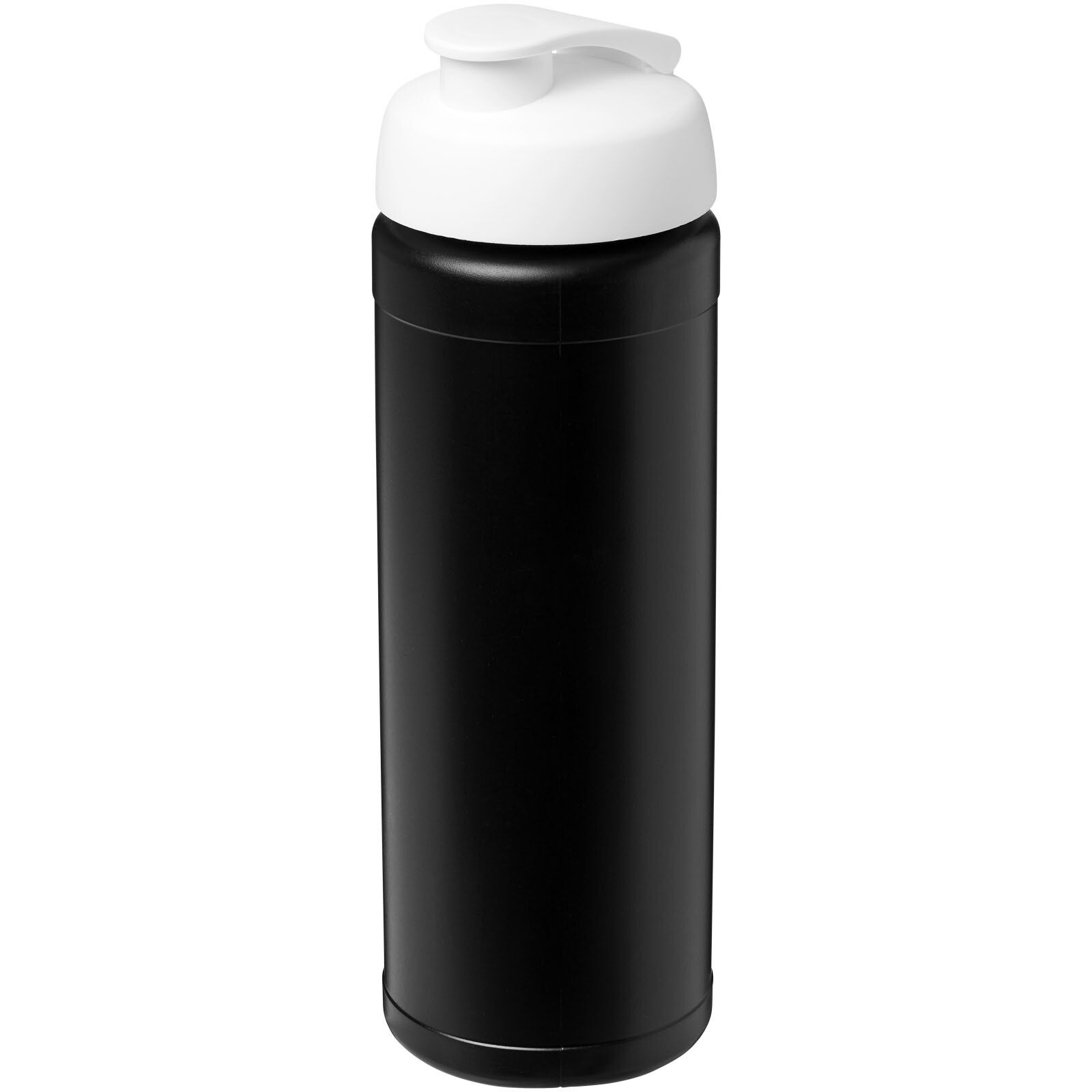 Baseline Plus 750 ml Flasche mit Klappdeckel - schwarz -  weiss-869