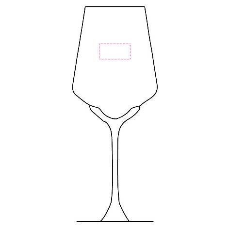Veredelungsposition Glas Kelch