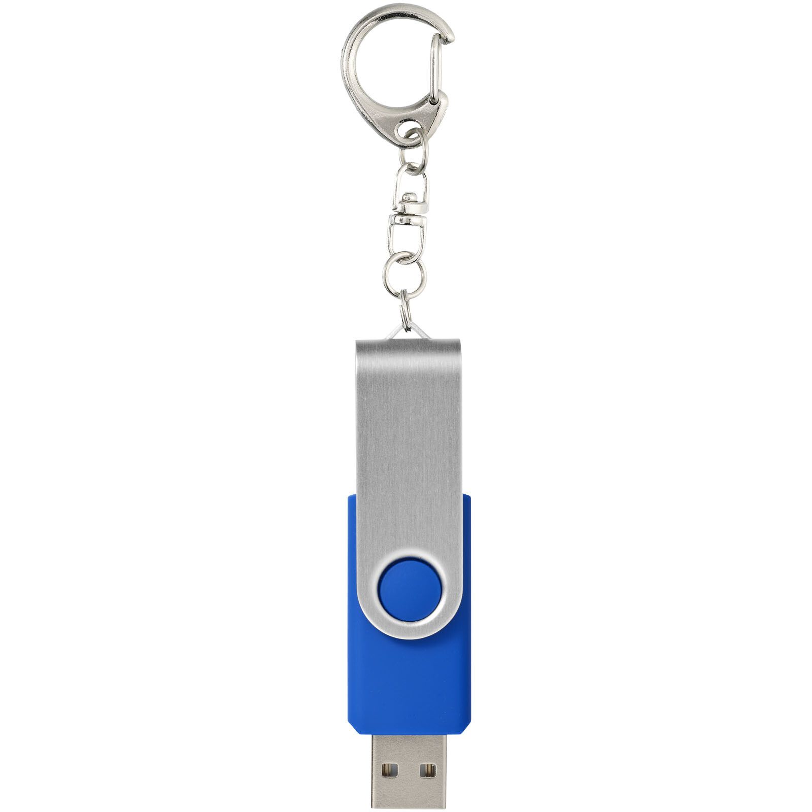 Twister mit Schlüsselanhänger USB-Stick - royalblau - 1 GB-641