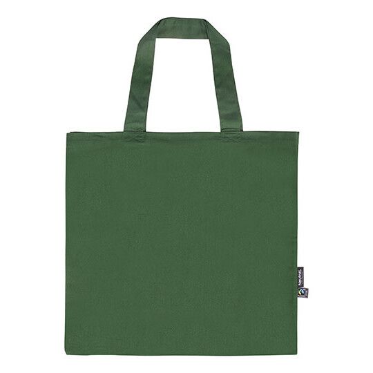 Twill Shopper Bag - bottle green-435