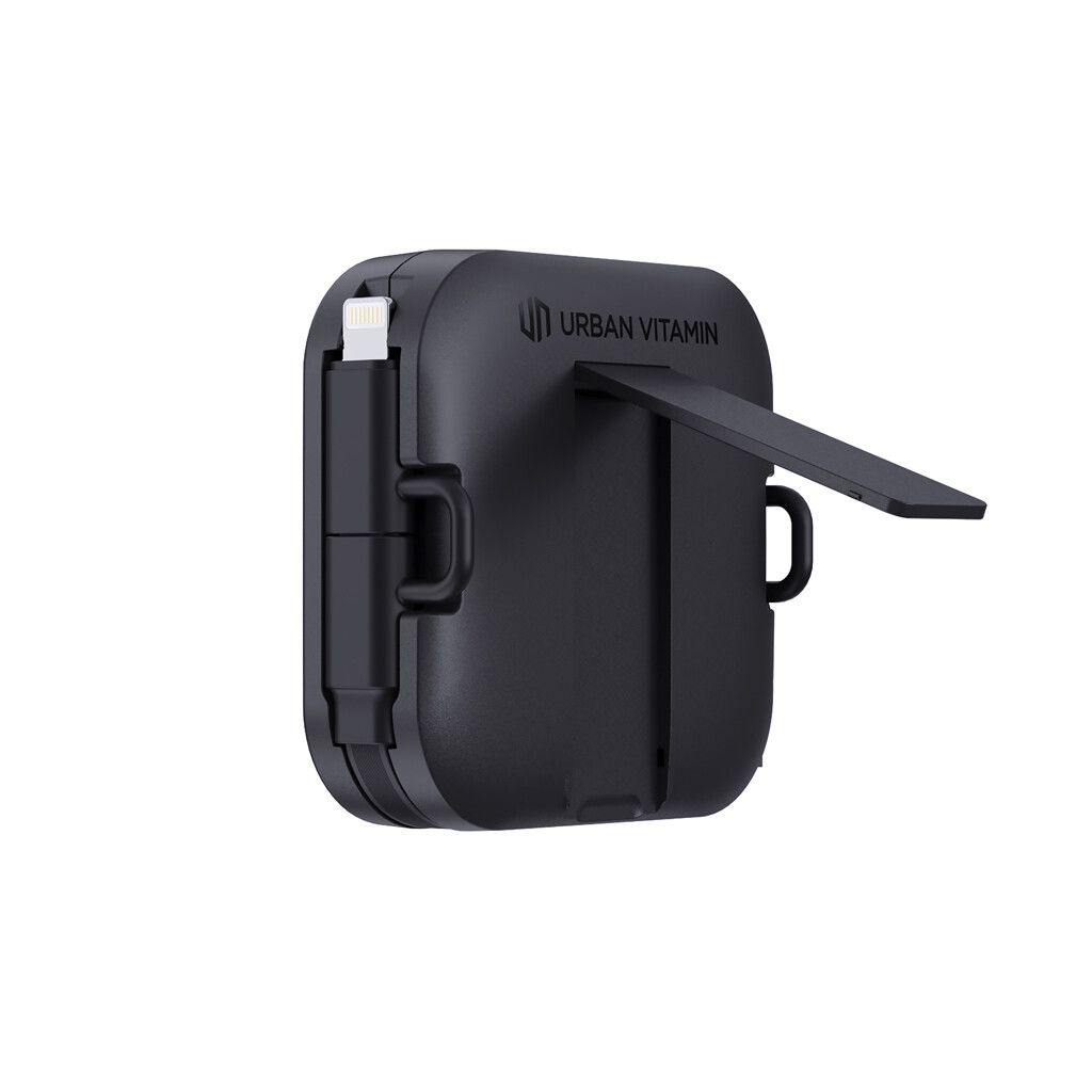 Urban Vitamin San Jose 100W-Halter mit einziehbarem Kabel - schwarz-781