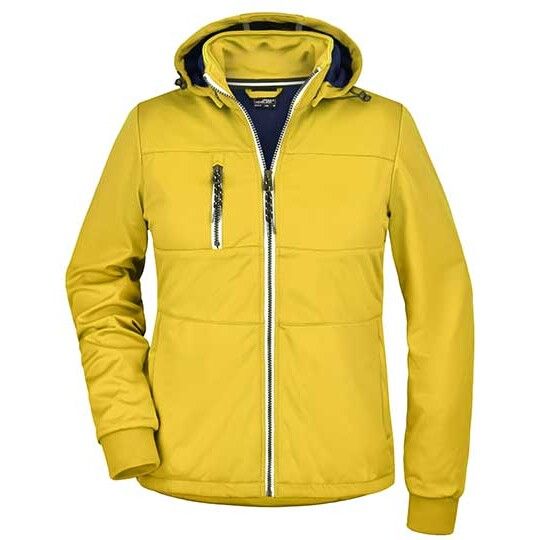 Ladies´ Maritime Jacket - sun yellow - navy - white-193