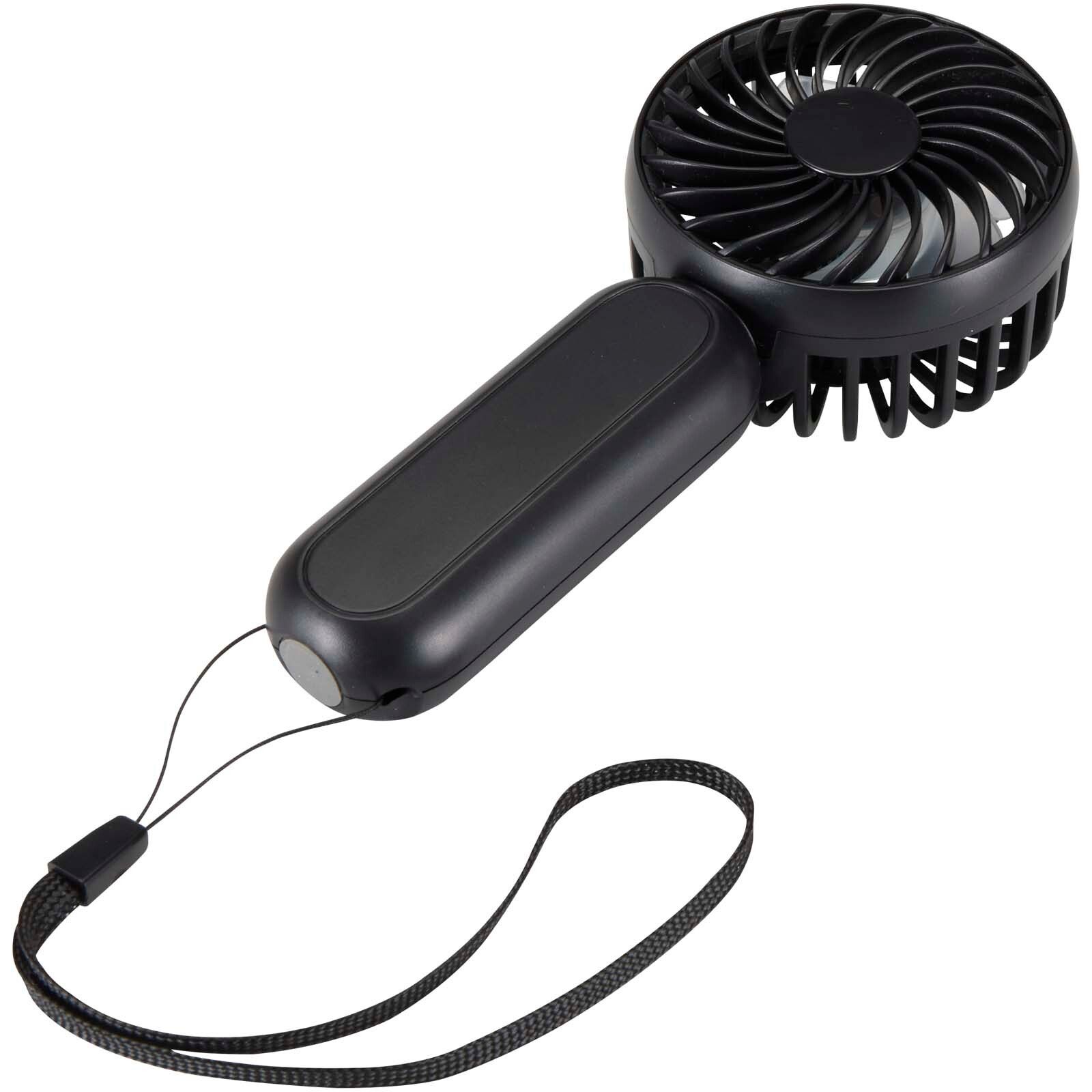 Aervia Tragbarer Ventilator aus recyceltem Kunststoff - schwarz-306