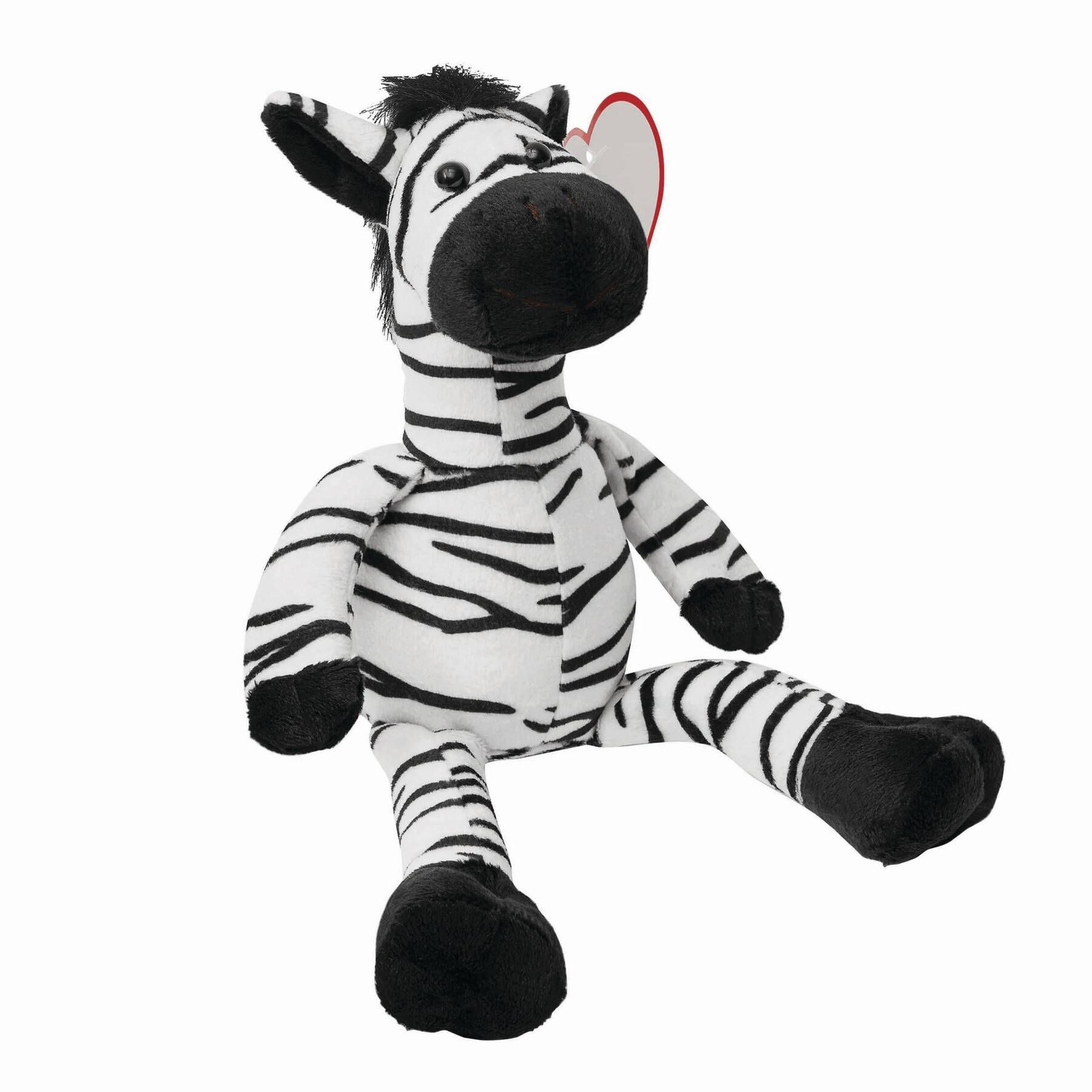Plüsch-Zebra LORENZO - schwarz - weiß-673