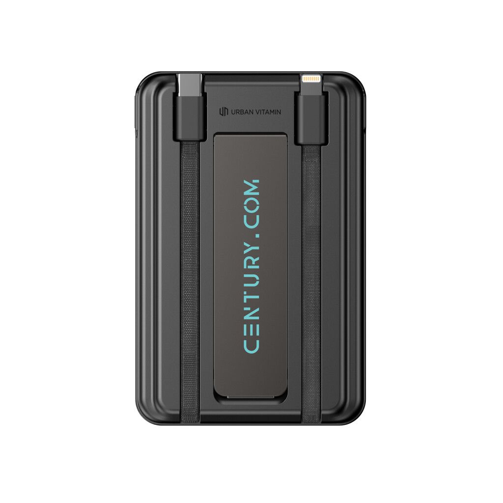 Urban Vitamin Redwood 5-in-1 5.000mAh 20W PD magn. Powerbank - schwarz-407