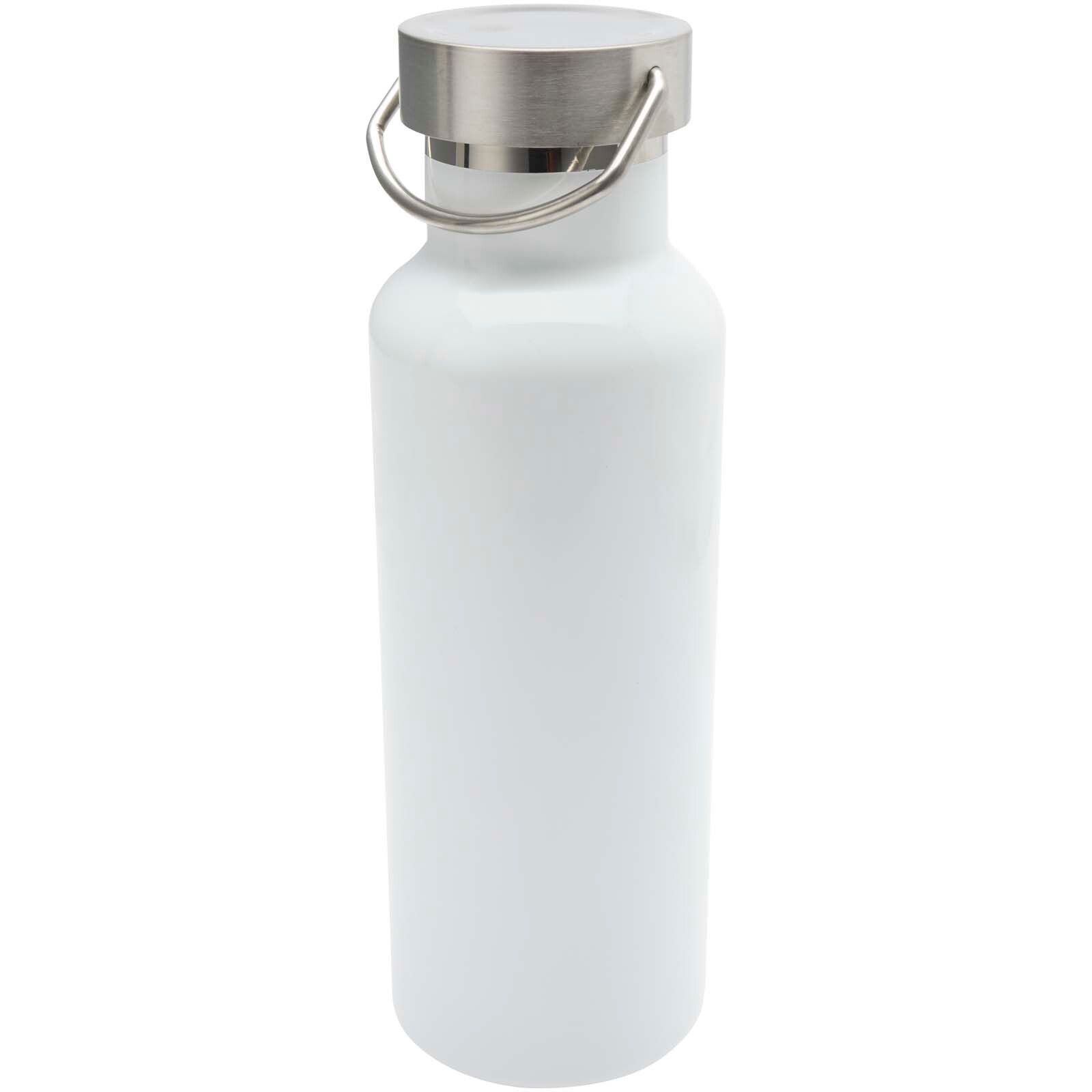 Thor 500 ml RCS-zertifizierte Trinkflasche aus Edelstahl - weiss-408