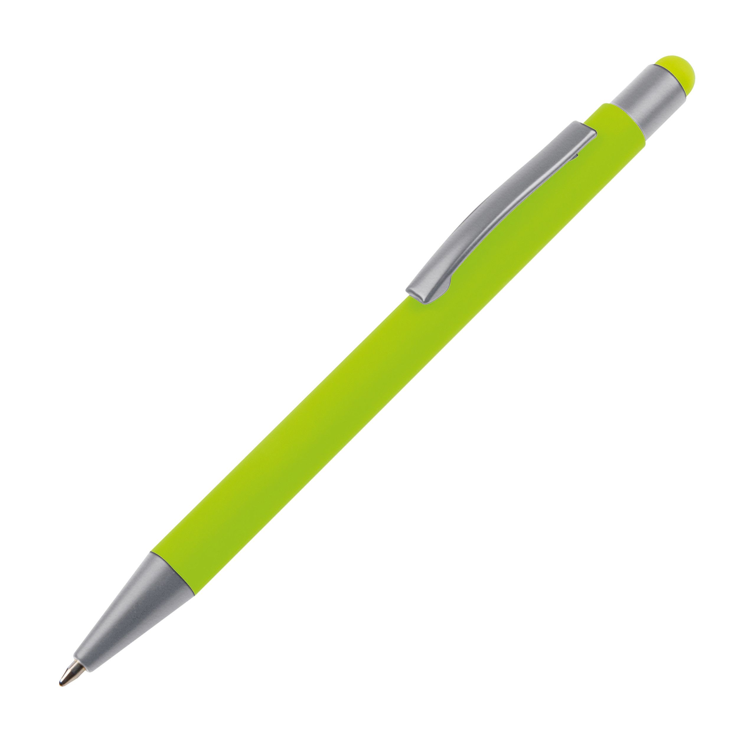 Metall Kugelschreiber mit Touch-Pen Rio - apfelgrün-619