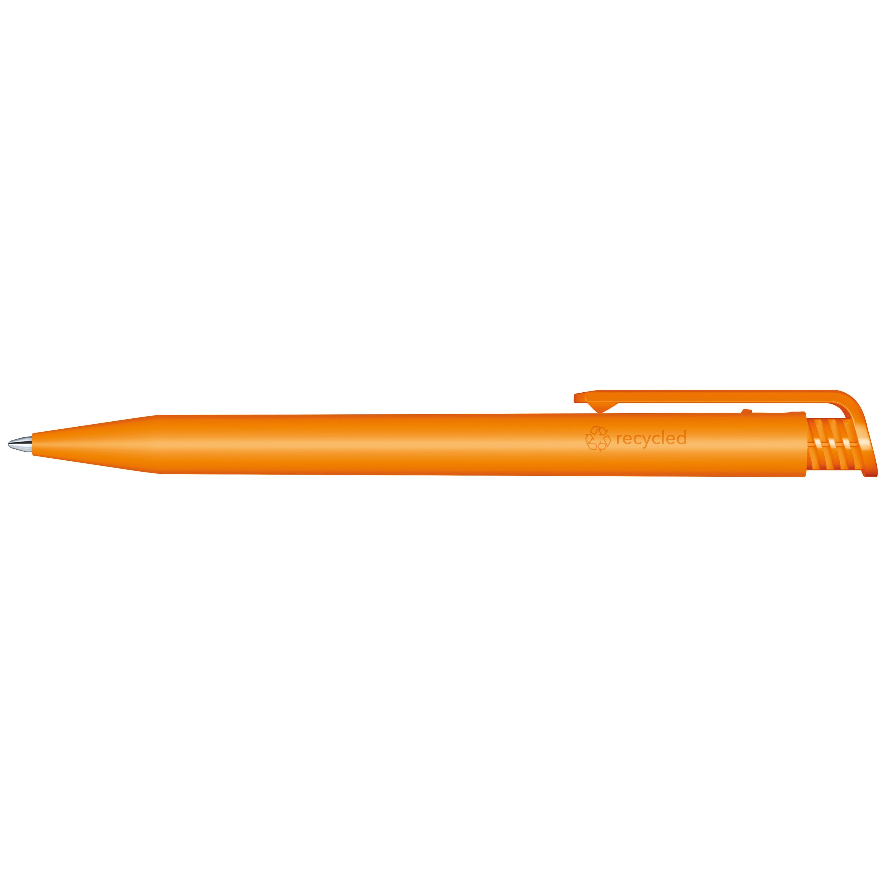 Super Hit Matt Recycled Druckkugelschreiber - orange-361
