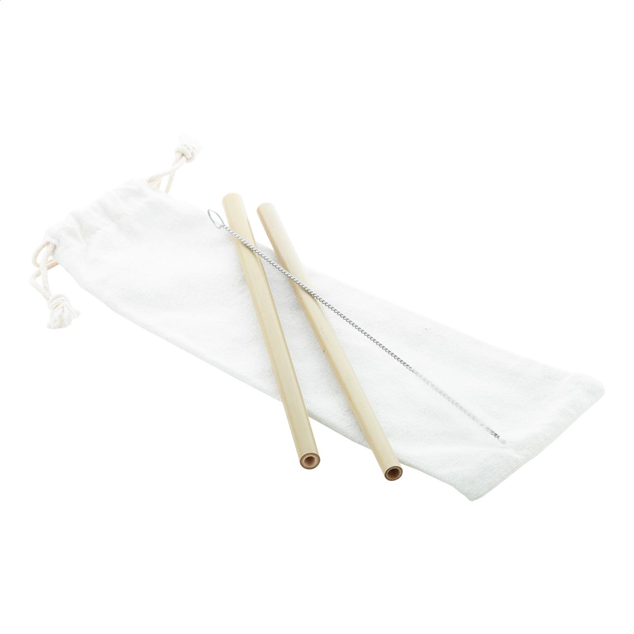 Bambus-Trinkhalmset BooSip - natur-456