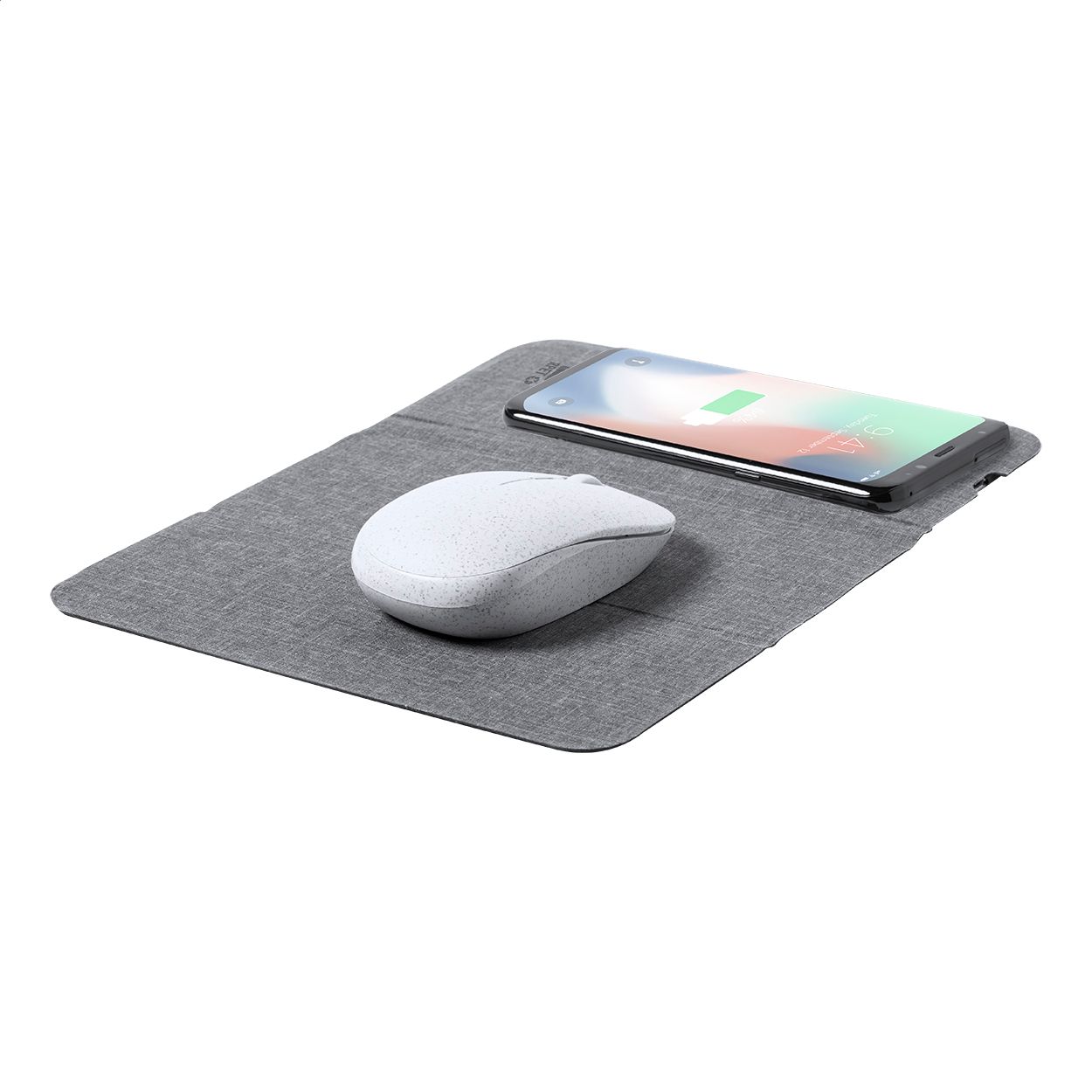 Wireless-Charger Mousepad Kimy - grau-484
