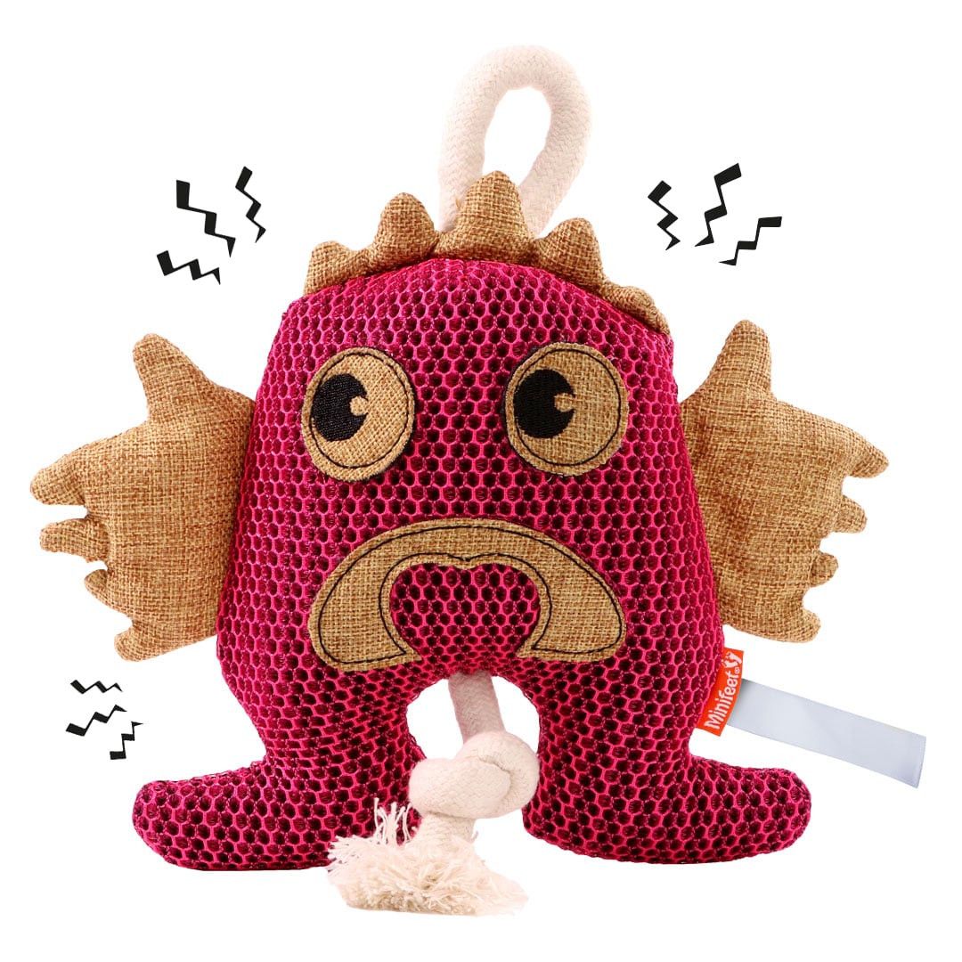 MiniFeet® Hundespielzeug Monster - pink-177