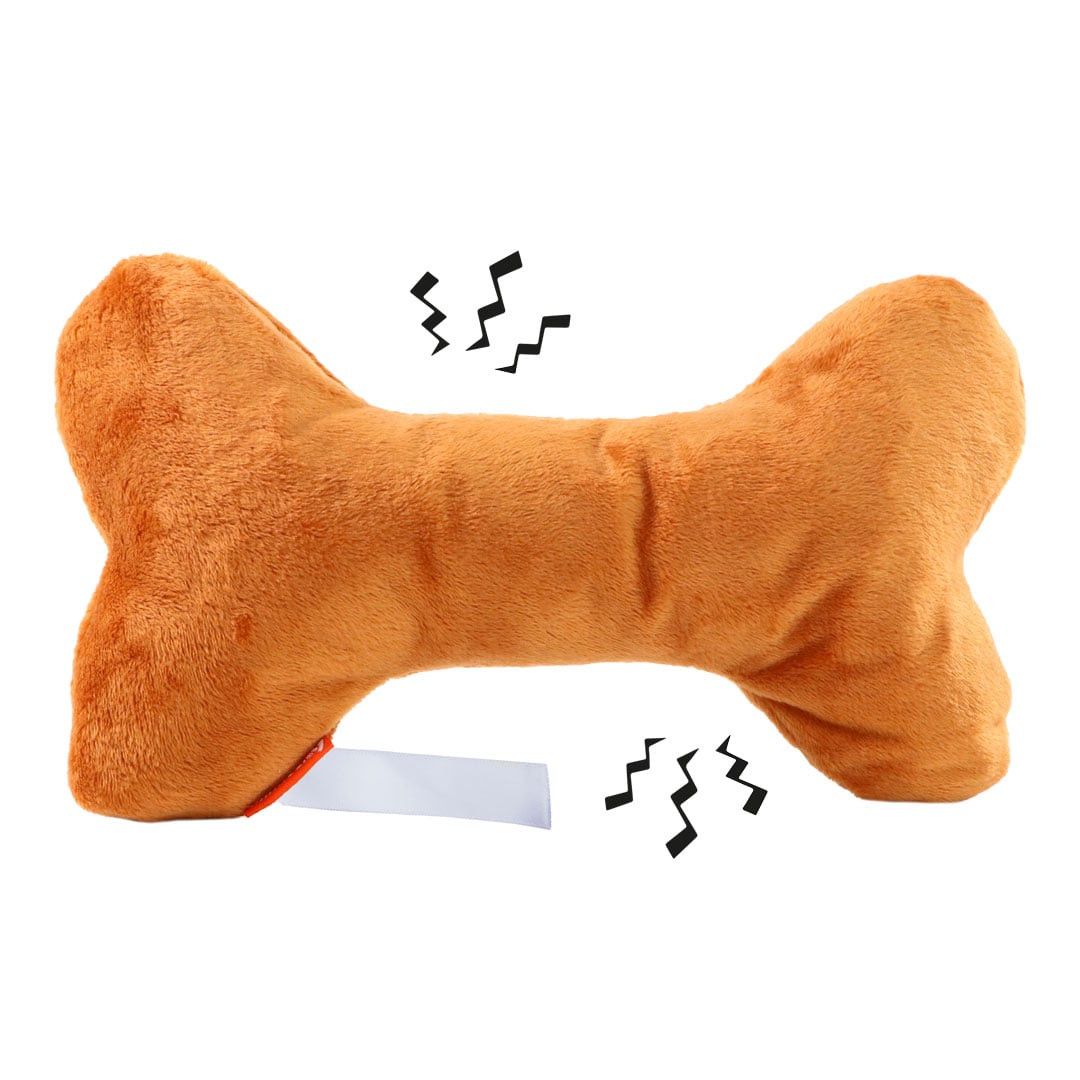 MiniFeet® Hundespielzeug Knochen - braun-147