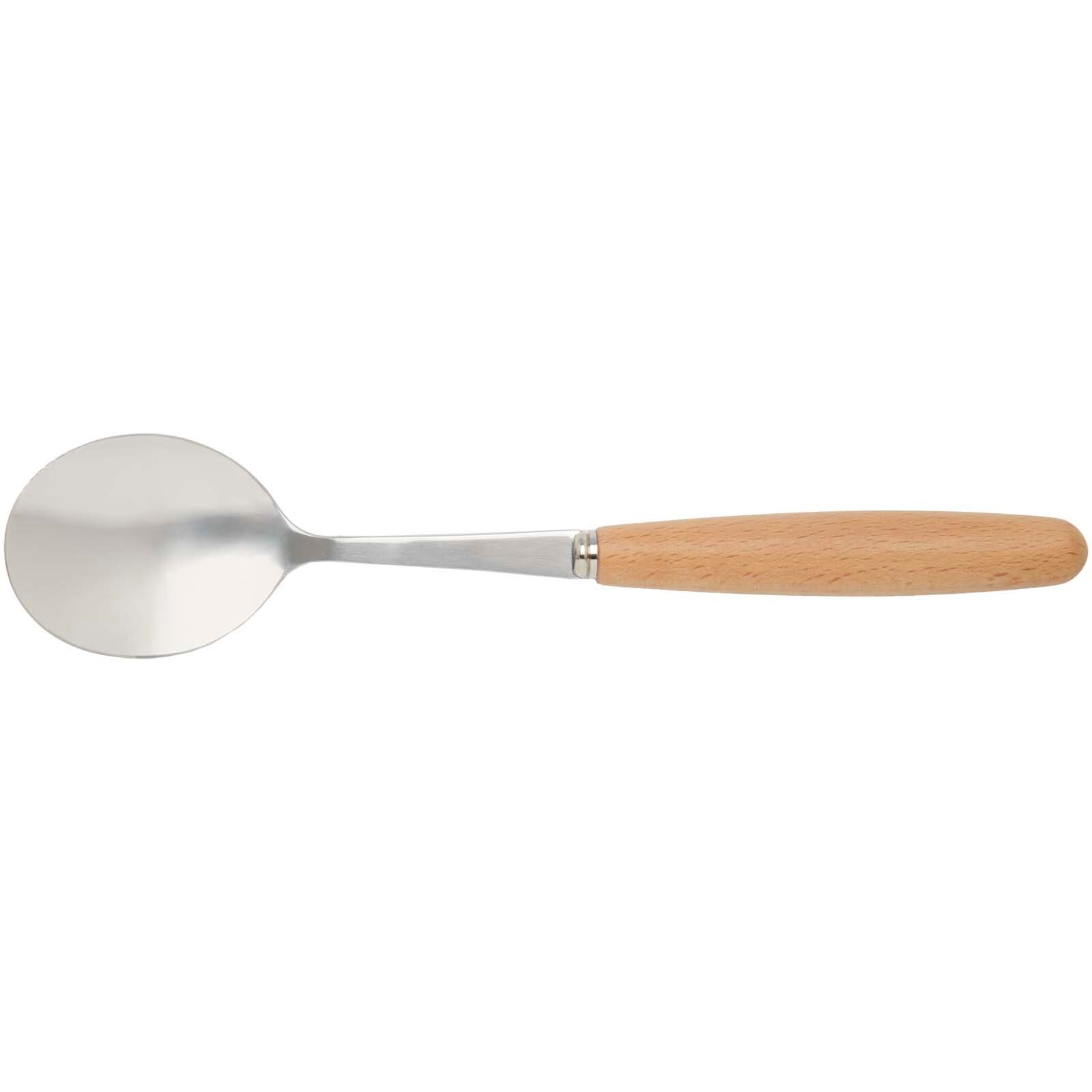 Root 5-teiliges Besteckset aus Edelstahl und Buchenholz  - natur-325