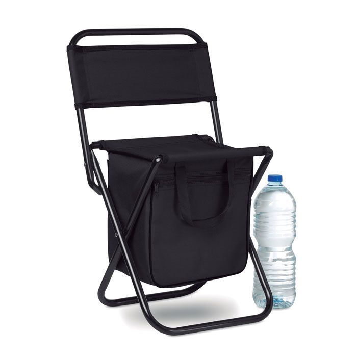 Klappstuhl mit Kühltasche SIT & DRINK - schwarz-445