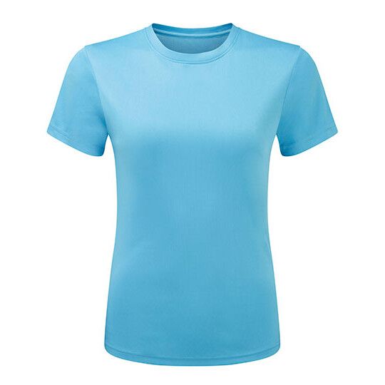 Women’s TriDri® Ion-Charge recycled textured tee - turquoise-973
