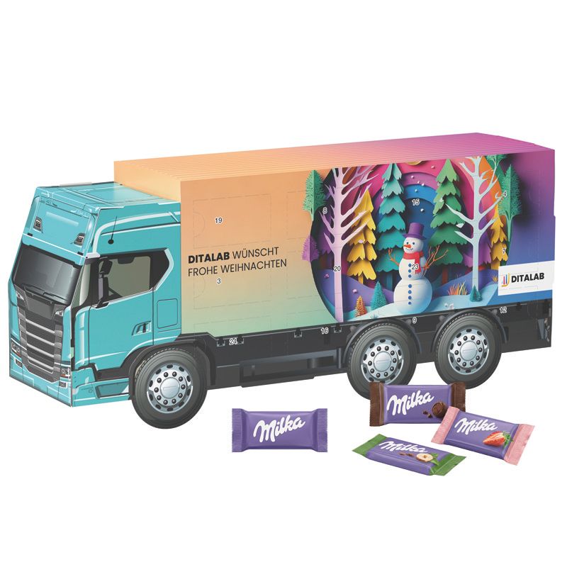 Adventskalender LKW long, Milka Schokotäfelchen-143